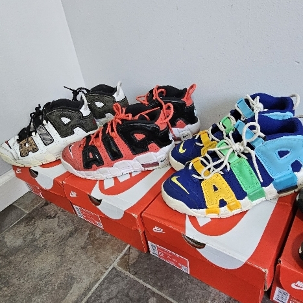 Nike Air More Uptempo Kids Sneakers - Multicolor